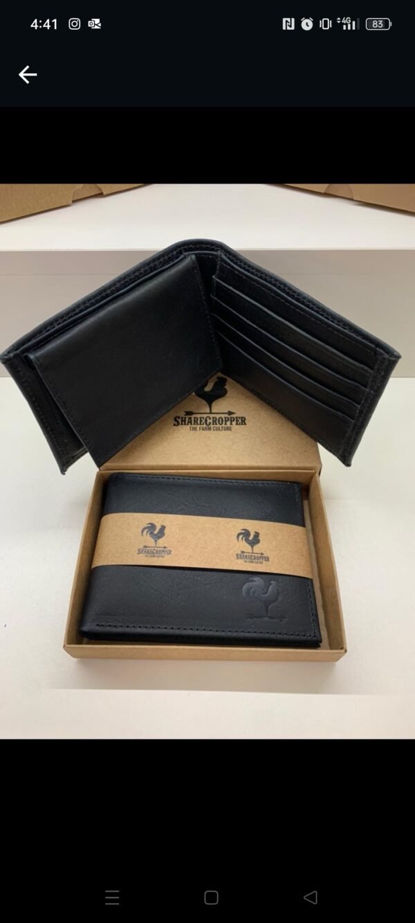 Billeteras de cuero original de Sharecropper - Image 3